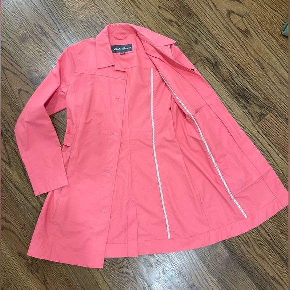 Eddie Bauer Coral Rain Jacket with Buttons - Medium Tall - Picture 4 of 4